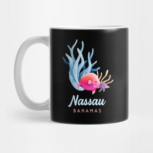 Nassau Bahamas Caribbean Coral Reef Diving Snorkel Mug